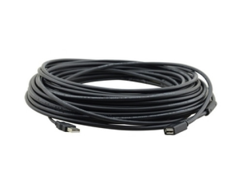 KRAMER 96-9211050 CPA-UAM/UAF-50         Plenum Rated USB-A M to USB-A F Active USB Extension Cable - 50’