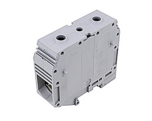 TE-ENERGY  1SNA400370R2400   Gray, feed through terminal block with 26 mm spacing, 230 Amp rated UL current with screw clamp connection that accepts 2-0000 AWG UL wire range