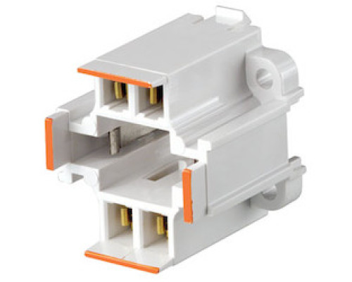 LEVITON  26725-403   COMPACT FLUORESCENT LAMPHOLDER18AWG SOL OR STR WHITE