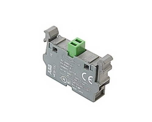 ABB  MCB-10G   Single contact block for front mounting with 1 NO gold plated contact