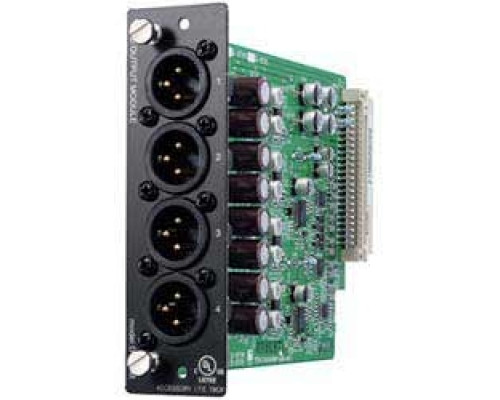 TOA ELECTRONICS INC  D-971M                 Digital Mixer Line Output Module, 4-Channel Output, XLR-3-32 Connector, 600 Ohm, 20 to 20000 Hertz, 100 dB, 1.4