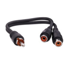 VANCO  AC3F                 RCA Male Plug to 2-RCA Female Jacks 