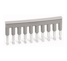 WAGO CORPORATION  280-490   TERMINAL BLOCK JUMPER  10 POSITION 5MM  GRAY