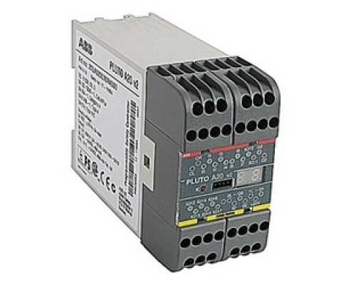 ABB  2TLA020070R4500   Safety PLC with 8 failsafe inputs plus 8 non-failsafe outputs/failsafe inputs plus 2 individual failsafe relay outputs plus 2 individually failsafe transistor outputs