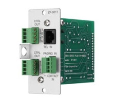 TOA ELECTRONICS INC  ZP-001T                 Telephone Zone Paging Module, Removable Terminal Block, 1-Channel Input/4-Channel Output, 24 Volt DC, 38 Milliampere, 1.38