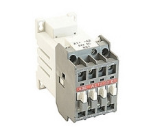 ABB  AL12-30-01-81   3 pole, 27 amp, non-reversing across the line contactor with 24V DC coil and 1 NC auxiliary contact