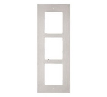AXIS COMMUNICATIONS  01282-001  9155013                 2N IP Intercom Frame, 3-Module, Flush Mount, Nickel