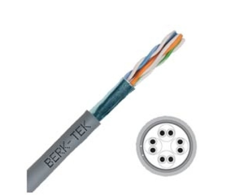 BERK-TEK  10043494   LANmark-5e, Category 5e, Riser FTP, Gray, Reel