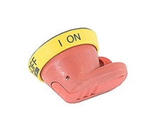 ABB  OHY45J6   Red and yellow 45mm pistol handle, accepts a 6mm square shaft, protection according to NEMA 3R and 12