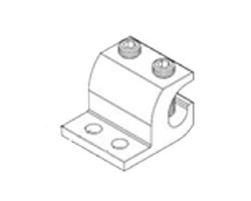 CHATSWORTH PRODUCTS CPI  40167-001         Two Hole Ground Terminal Block; Tin Electroplated Aluminum
