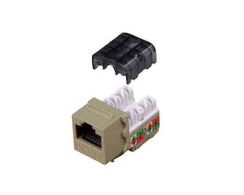 VANCO  820427                 Category 6 90 Degree Keystone Inserts - 8 Conductor and Ivory