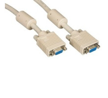 BLACK BOX NETWORK SERVICES EVNPS06-0020-FF         VGA Video Cable with Ferrite Core - Female/Female, Beige, 20-ft. 6.0-m