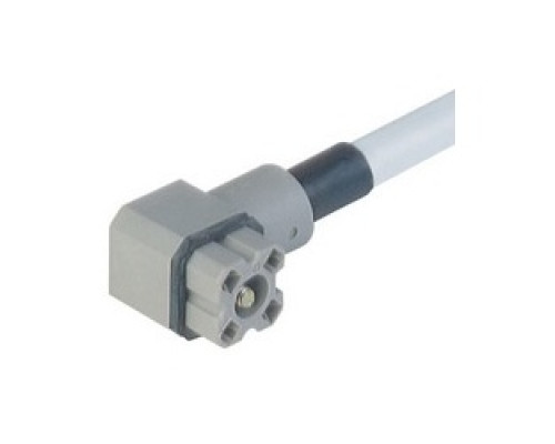 HIRSCHMANN  931805602   G 4 KW 1 F 2m; Cable Socket, with integrally molded lead, 4 contacts, DIN VDE 0627 / IEC 61984, cable type: A03 VV-F 4X0,75, cable material: PVC