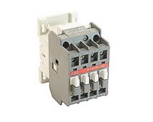 ABB  A16-40-00-81   4 pole, 30 amp, across the line block contactor with 24V AC coil and no auxiliary contacts