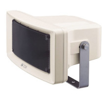 TOA ELECTRONICS INC  CS-154U                 Outdoor Speaker, Weatherproof, Wide Range, 70/100 Volt, 15 Watt, 150 Hertz to 15 Kilohertz, 97 dB, 366 MM Width x 272 MM Depth x 230 MM Height, ABS Plastic Off-White Cover
