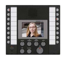 AIPHONE  AX-8MV  18106                 Audio/Video Master, Black, W/ Buttons For Up To 8 Masters And 8 Doors / Subs