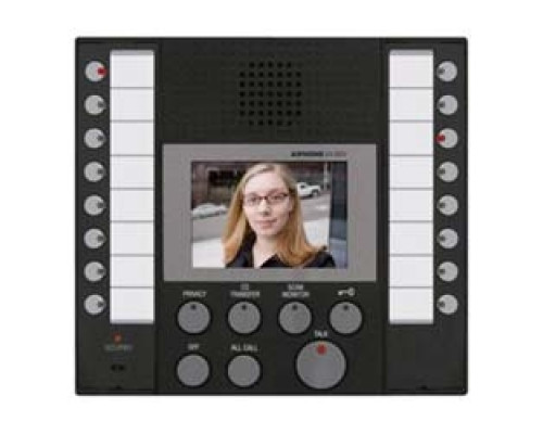 AIPHONE  AX-8MV  18106                 Audio/Video Master, Black, W/ Buttons For Up To 8 Masters And 8 Doors / Subs