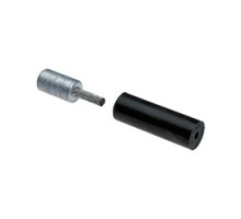 PANDUIT  BPC6-L                 Bi-metallic pin connector, type BPC, provides copper pigtail for connecting aluminum conductors in a copper or aluminum/copper rated mechanical lug, aluminum #6 to copper #8 AWG.