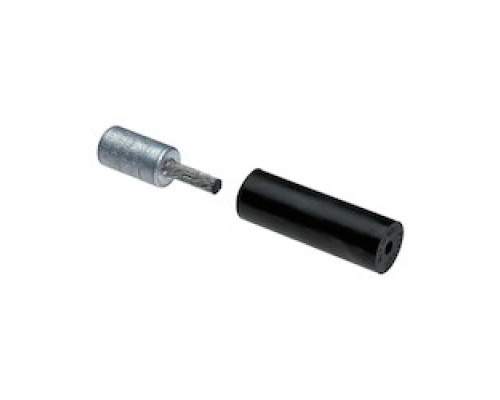 PANDUIT  BPC6-L                 Bi-metallic pin connector, type BPC, provides copper pigtail for connecting aluminum conductors in a copper or aluminum/copper rated mechanical lug, aluminum #6 to copper #8 AWG.