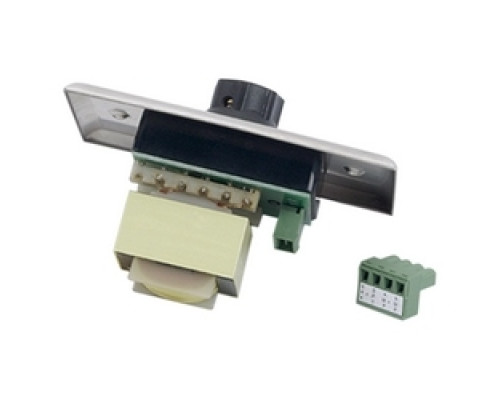 ATLASIED  AT35                 35 Watt Single Gang Stainless Steel 70.7V Commercial Attenuator