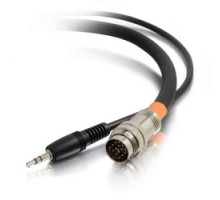 C2G  CG60049  CG60049                 Multi-Format Flying Lead, VGA Male/3.5 MM Stereo Male to RapidRun 15-Pin Male, 3’ Length, Black