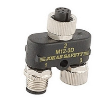 ABB  2TLA020055R0300   M12 Y connector parallel Connection. 1 M12 8 pole female connector for connection of the Focus Receiver, 1 M12 5 pole female connector for connection of the Focus Transmitter and 1 M12 8 pole male connector for panel connection