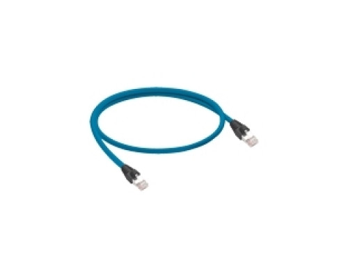 LUMBERG AUTOMATION  900004165  0985 YM57530 500/2M   EtherNet/IP Cord Sets, Double-ended, RJ45 male to RJ45 male, 4-pin, 24 AWG TPE cable, Stranded/Shielded, 2 Twisted Bonded Pair with Teal Jacket, 2M
