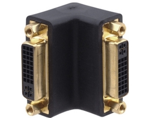 KRAMER 99-9595011 AD-DF/DF/RA         DVI-D F to DVI-D F Right Angle Adapter