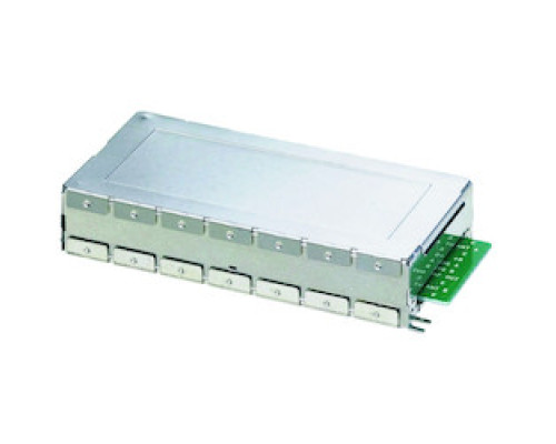 TOA ELECTRONICS INC  WTU-4800H01                 Wireless Tuner Module, Space Diversity, Phase Locked Loop Synthesis, 100 to 12 Kilohertz, 60 MM Width x 139 MM Depth x 25 MM Height, Steel