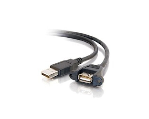 C2G  CG28063  28063                 2 ft. USB 2.0 AM To A Female Panel Mount Cable