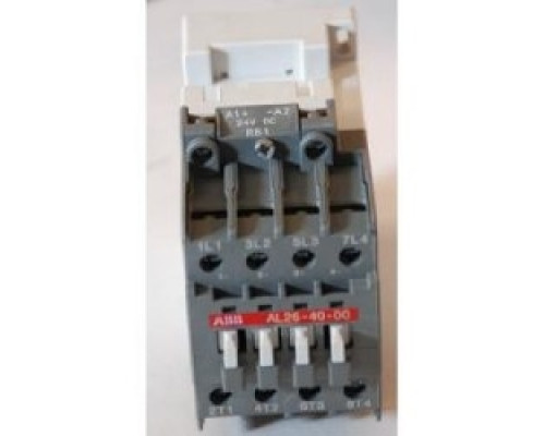 ABB  AL9-40-00-81   AL26 21 AC & 21 DC operated block contactor, UL rated, 4 pole - 4 NO power poles