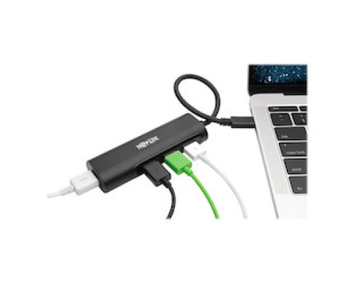 TRIPP LITE  U460-004-4AB                 4-PORT USB 3.1 HUB, 4X USB-A, THUNDERBOLT-BLACK