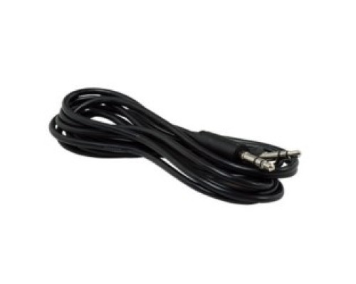 ON-Q/LEGRAND  AC2625BK  AC2625-BK                 Audio/Video Cable, 28 AWG, 25’ Length, 3.5 MM Stereo Male/Male Adapter, CMG/CL2/FT4 Jacket, Nickel Plated Connector, Black