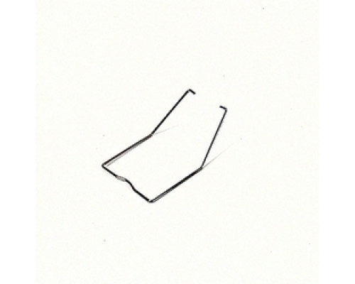 ABB  1SVR405659R1100   Metal holder accessory for the CR-M2, or CR-M3, or CR-M3, or CR-M4 relay sockets