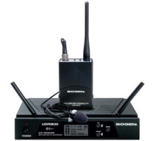 BOGEN  UDR800                 UHF Wireless Microphone Receiver, 800-Channel, PLL-Synthesized, 470 to 490 Megahertz, 22 Volt DC, 0.4 Ampere, 8