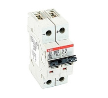 ABB  S202UDC-K6   DC Mini Breaker, 2 Pole, K Trip, 6A