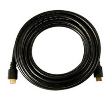 ON-Q/LEGRAND  AC2M07BK  AC2M07-BK                 HDMI Cable, High Speed, Type A 19-Pin to Type A 19-Pin, 26 AWG, 7 Meter Length, 10 Gbps, Gold Plated Connector, Copper Conductor, Black, With Ethernet