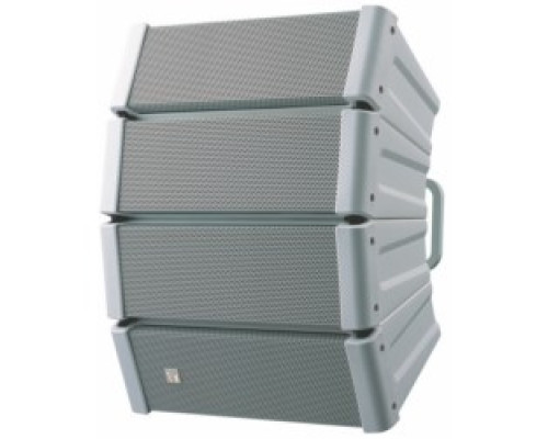 TOA ELECTRONICS INC  HX-5W                 Variable Dispersion Array Speaker, Compact, 2-Way, 70 to 20000 Hertz, 8 Ohm, 99 dB, 408 MM Width x 342 MM Depth x 546 MM Height, Polypropylene White Enclosure