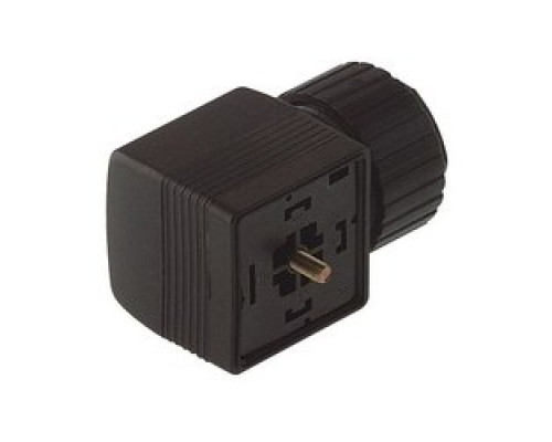 HIRSCHMANN  933944100   GDMF 3009 black; Cable Socket with central screw M 3 x 30, contacts silvered, 3 contacts + PE, PG16, DIN EN 175 301-803-A, Type A