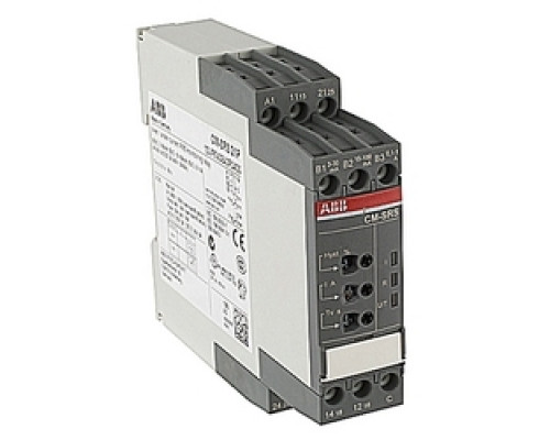 ABB  1SVR740840R0400   Current Monitoring Relays 3-30 mA, 10-100 mA, 0.1-1 A 24-240 V Push Term
