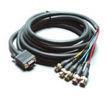 KRAMER 92-1105001 C-GF/5BM-1         15-Pin HD F to 5 BNC M Breakout Cable - 1’