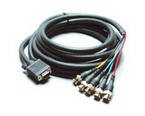 KRAMER 92-1105001 C-GF/5BM-1         15-Pin HD F to 5 BNC M Breakout Cable - 1’