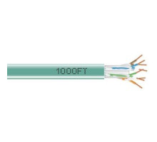 BLACK BOX NETWORK SERVICES EYN878A-PB-1000  CAT6 550-MHz Solid Ethernet Bulk Cable - Unshielded UTP , CMR PVC, Green, 1000-ft. 304.8-m Pull-Box
