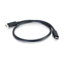 C2G  CG28841  CG28841                 C2G 3ft Thunderbolt 3 Cable - USB C Thunderbolt 3 Cable - 100W Power Delivery - 20Gbps - Black - M/M