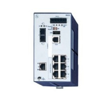 HIRSCHMANN  943434065   8 port Fast-Ethernet Compact OpenRail Switch, managed, software Layer 2 Enhanced, for DIN rail store-and-forward-switching, fanless; 8 ports in total; 1. uplink: 100BASE-FX, MM-SC; 2. uplink: 10/100BASE-TX, RJ45; 6 x 10/100 BAS