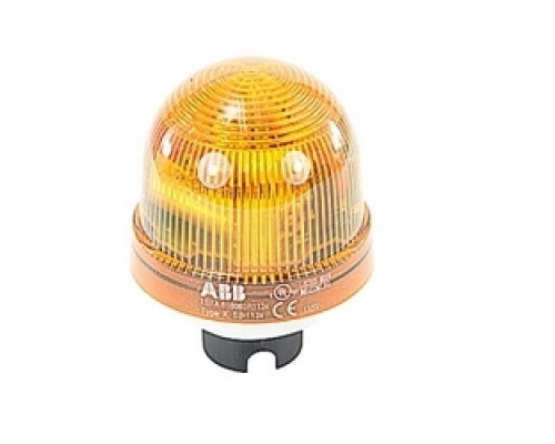 ABB  KSB-113Y   Optical module for signal beacon with yellow Xenon tube flashing light, 115V AC, with integrated xenon tube