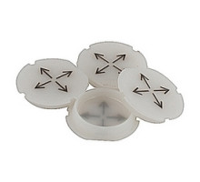 ABB  1SFA616901R9033   Text Cap Insert, Symbol, White, For Flush Button