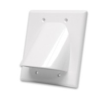 VANCO  WPBWA                 Bulk Cable Wall Plates, Single & Almond