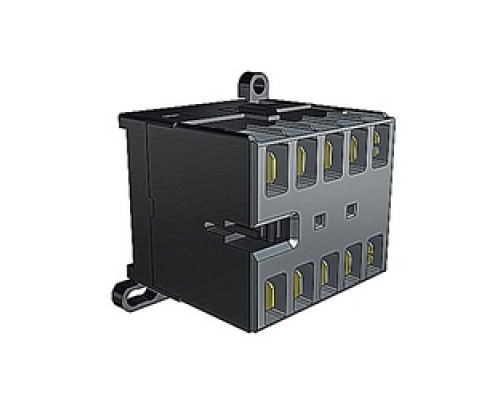 ABB  B6-40-00-F80   4 pole, 12 amp, miniature contactor for resistive and slightly inductive loads, 220/240 V AC coil and quick connect terminals