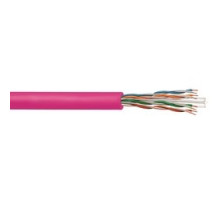 COMMSCOPE UNIPRISE SOLUTIONS UN884033714/10 CS37R PNK C6 4/23 U/UTP CPK 1KFT  CS37R ETL Verified Category 6 U/UTP Cable, non-plenum, pink jacket, 4 pair count, 1000 ft 305 m length, CommPak